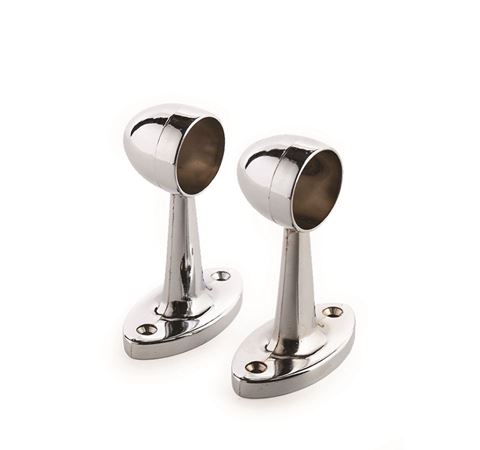 Picture of 19mm Chrome PILLAR ENDS FITTING 2PK