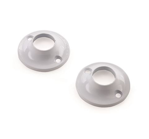 Picture of 19mm P/Coated ROUND FLANGE FITTINGS 2PK