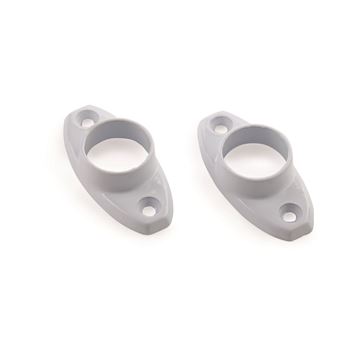 Picture of 19mm P/Coated OVAL FLANGES FITTINGS 2PK