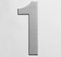 Picture of 150mm Plaza Numeral S/STEEL