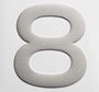 Picture of 150mm Plaza Numeral S/STEEL