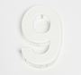 Picture of 90mm Ultra Numeral White