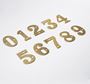 Picture of 50mm Metro Numeral Brass