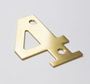 Picture of 50mm Metro Numeral Brass