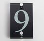 Picture of Black Glass Numeral