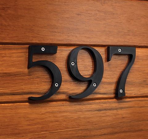 Picture of 85mm Victoria Numeral Black