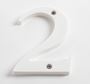 Picture of 85mm Victoria Numeral White