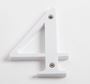 Picture of 85mm Victoria Numeral White