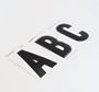 Picture of 85MM CUT OUT LETTER BLACK