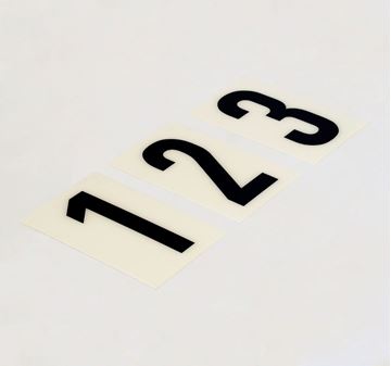 Picture of 85mm Breeze Numeral White