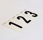 Picture of 85mm Breeze Numeral White