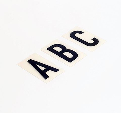 Picture of 60mm Breeze LETTER White