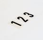 Picture of 60mm Breeze Numeral White