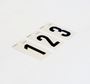 Picture of 60mm Breeze Numeral White