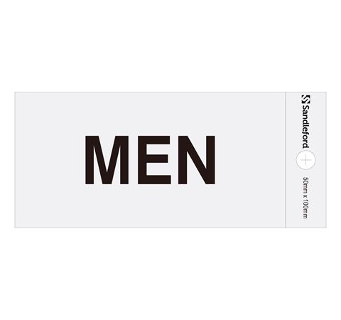 Picture of 100 x 50 mm "Men"