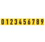 Picture of 60mm Breeze Numeral Yellow