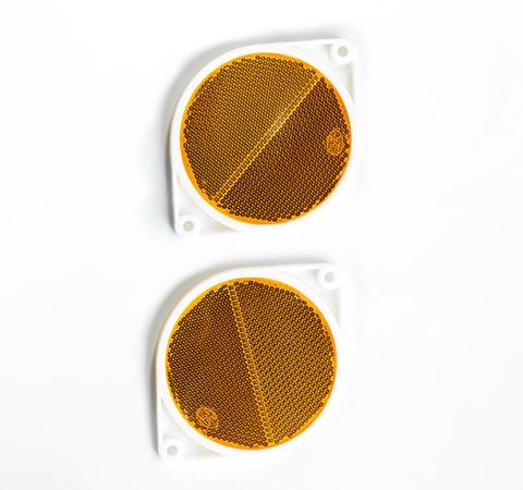 Picture of Reflector Amber 75mm Round