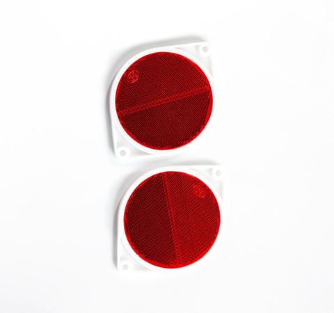 Picture of Reflector Red 75mm Round