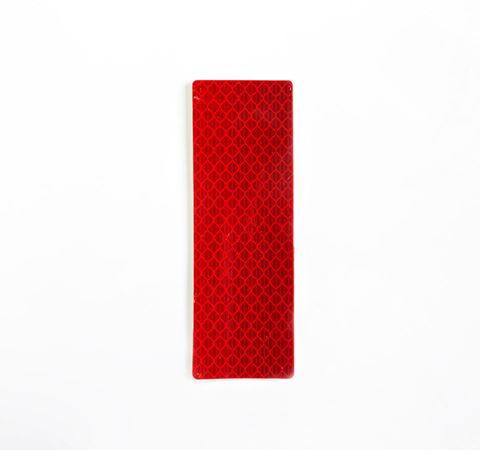 Picture of Reflective Rectangles Red 38mm x 110mm
