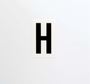 Picture of 60mm Breeze LETTER White