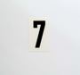 Picture of 60mm Breeze Numeral White