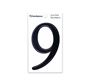 Picture of 80mm Shape Cut Numeral Black