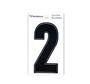 Picture of 85MM CUT OUT NUMERAL BLACK