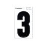 Picture of 85MM CUT OUT NUMERAL BLACK