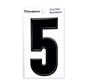 Picture of 85MM CUT OUT NUMERAL BLACK