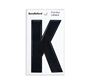 Picture of 85MM CUT OUT LETTER BLACK