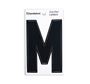 Picture of 85MM CUT OUT LETTER BLACK