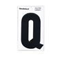 Picture of 85MM CUT OUT LETTER BLACK