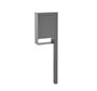 Picture of Metro Letterbox with Post Woodland Grey