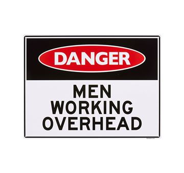 Picture of Large Sign "Men Working Overhead"