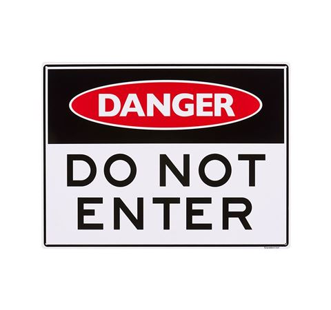 Picture of Large Sign "Do Not Enter"