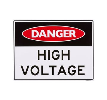 Picture of Large Sign "High Voltage"
