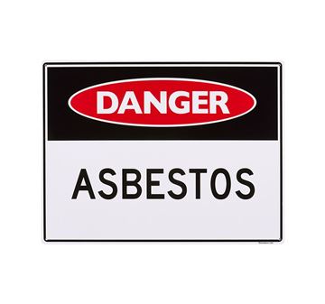 Picture of Large Sign "Asbestos"