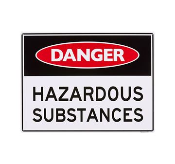 Picture of Large Sign "Hazardous Substances"