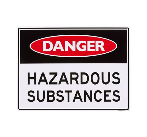 Picture of Large Sign "Hazardous Substances"