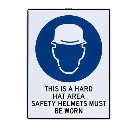 Picture of Large Sign "This is a Hard Hat Area"