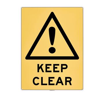 Picture of Large Sign "Keep Clear"