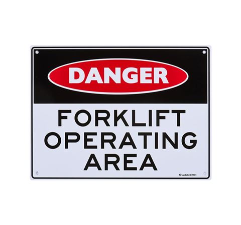 Picture of Medium Sign "Forklift Operating Area"