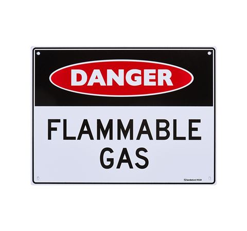 Picture of Medium Sign "Flammable Gas"