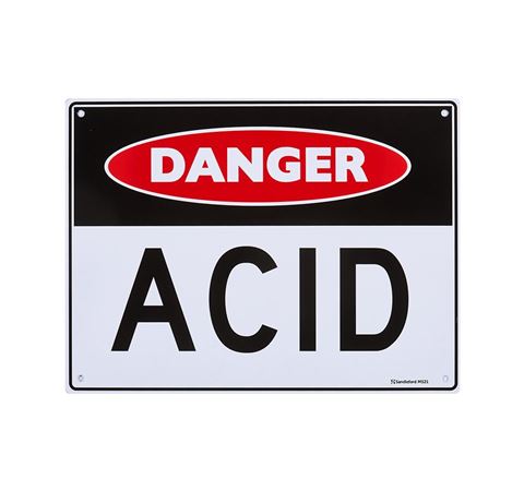 Picture of Medium Sign "Acid"