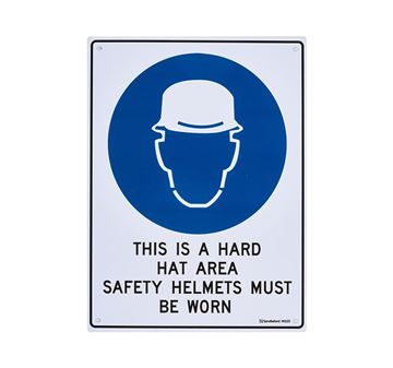 Picture of Medium Sign "This is a Hard Hat Area"