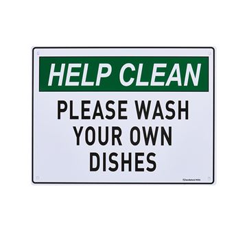 Picture of Medium Sign "Please Wash Your Own Dishes"