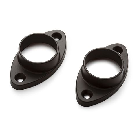 Picture of ROD MODULAR MATTE BLACK FITTINGS 25MM OVAL FLANGE