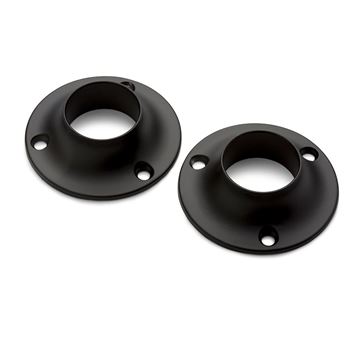 Picture of ROD MODULAR MATTE BLACK FITTINGS 25MM ROUND FLANGE