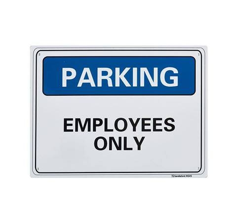 Picture of Medium Sign "Employees Parking Only"