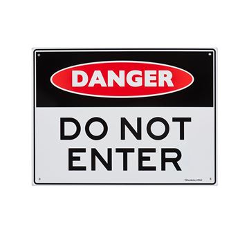 Picture of Medium Sign "Do Not Enter"
